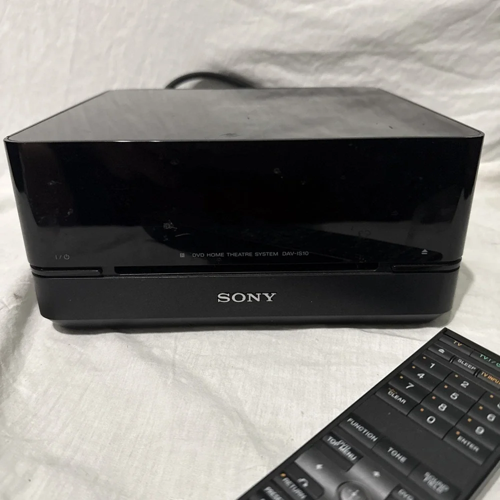 SONY S MASTER Digital Amp DVD HCD-IS10 Home System Receiver & Remote Controller